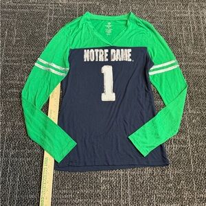 Colosseum Brand Notre Dame Fighting Irish Long Sleeve Tee Medium